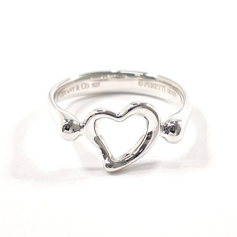 【日本直送 中古美品】9.5号 ティファニー TIFFANY&Co. リング・指輪 オープンハート エルサペレッティ - 戒指 - 純銀 銀色
