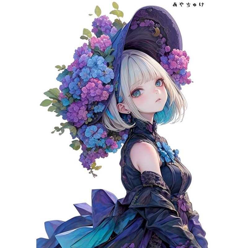 【6月中旬新作】07-096-0119 コラージュステッカー - 貼紙 - 紙 