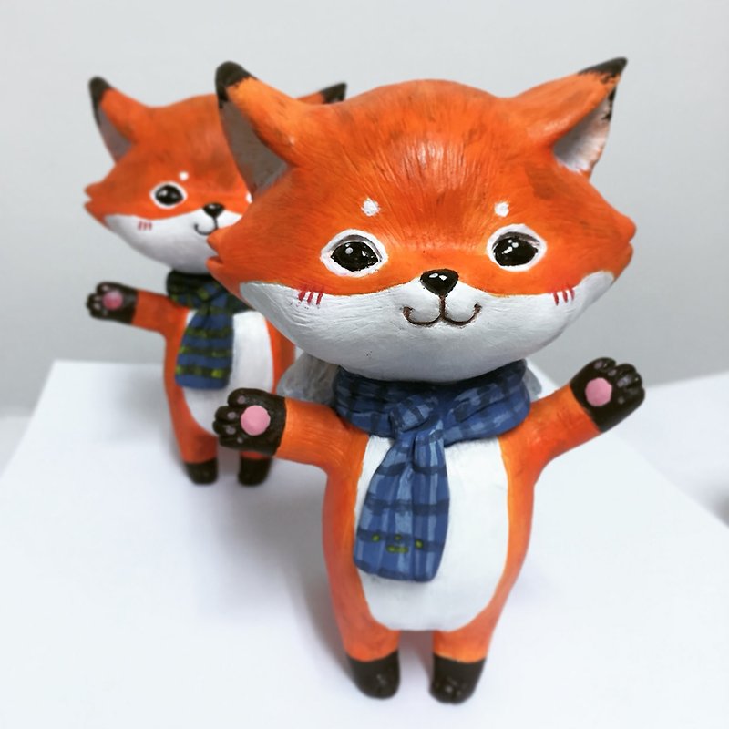 Hug me-Huni - handmade doll - Stuffed Dolls & Figurines - Other Materials Orange
