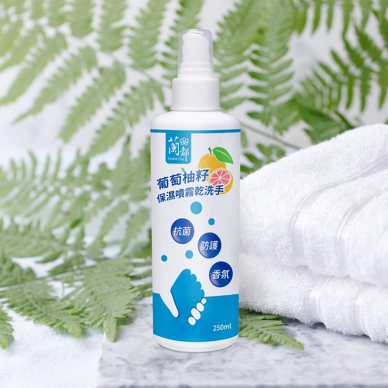 【Landu ScentDom】Landu Grapefruit Seed Moisturizing Spray Dry Hand 250ml│Brand Direct - Hand Soaps & Sanitzers - Other Materials Blue