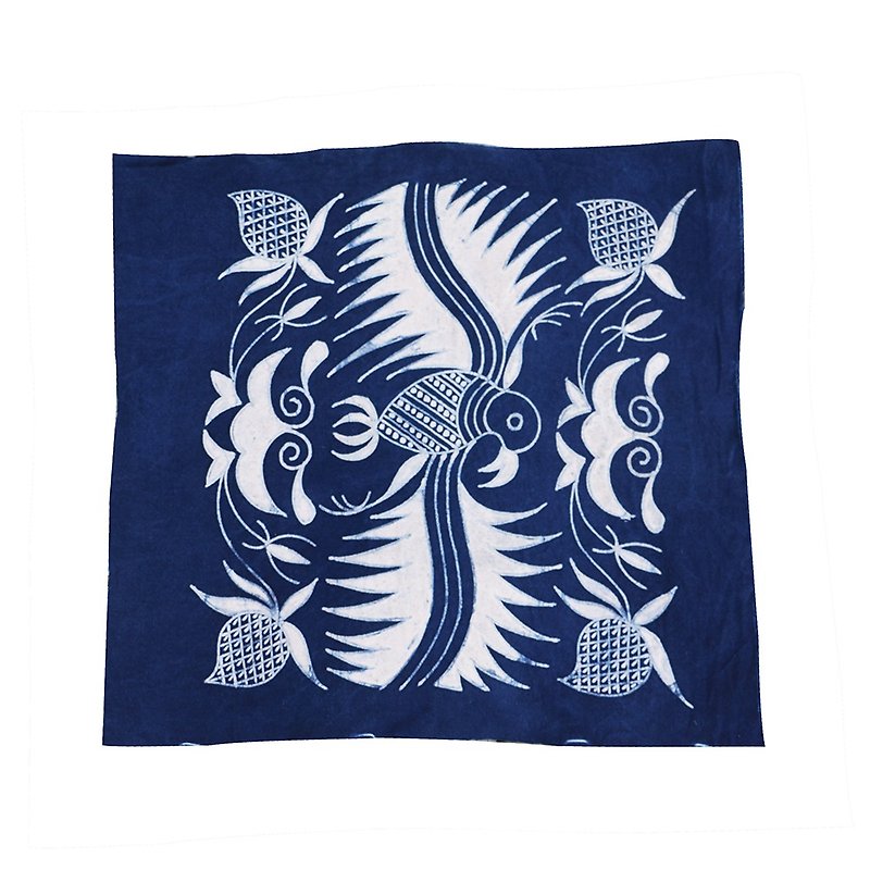 Small batik square - โปสเตอร์ - ผ้าฝ้าย/ผ้าลินิน 