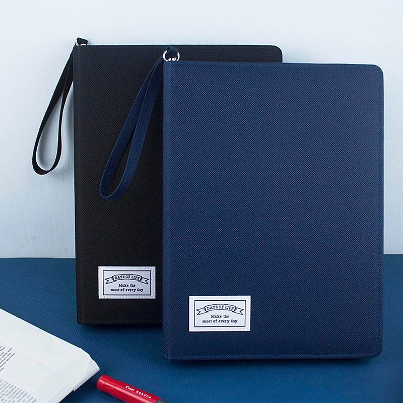 A5/25K Board Clip Zipper Briefcase/Multi-function Folder - Fabric - สมุดบันทึก/สมุดปฏิทิน - วัสดุอื่นๆ 