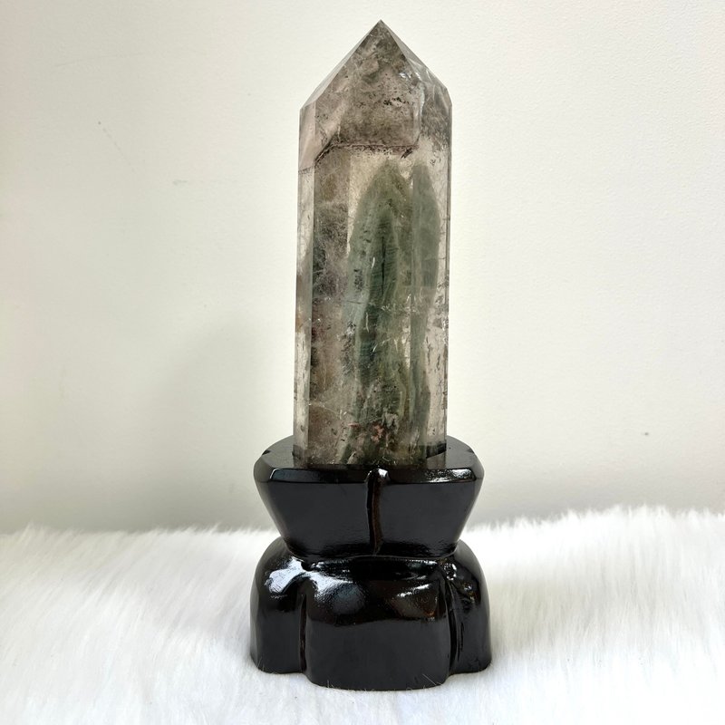 綠幽靈柱 | 水晶 | 水晶柱 | 水晶擺件 - 擺飾/家飾品 - 水晶 綠色