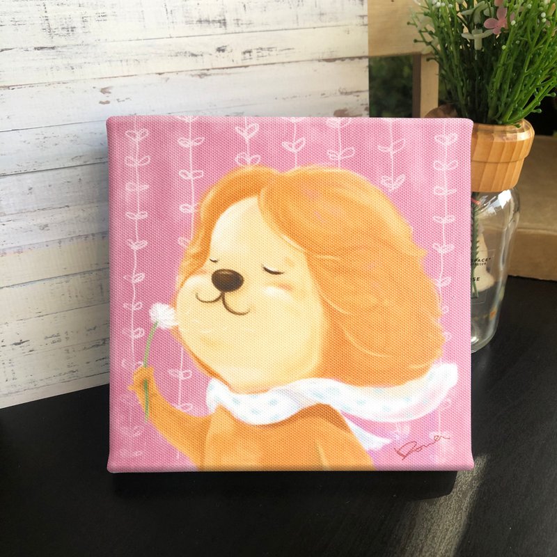 春風吹拂 無框畫 複製畫 壁飾 擺飾 獅子 - 壁貼/牆壁裝飾 - 防水材質 