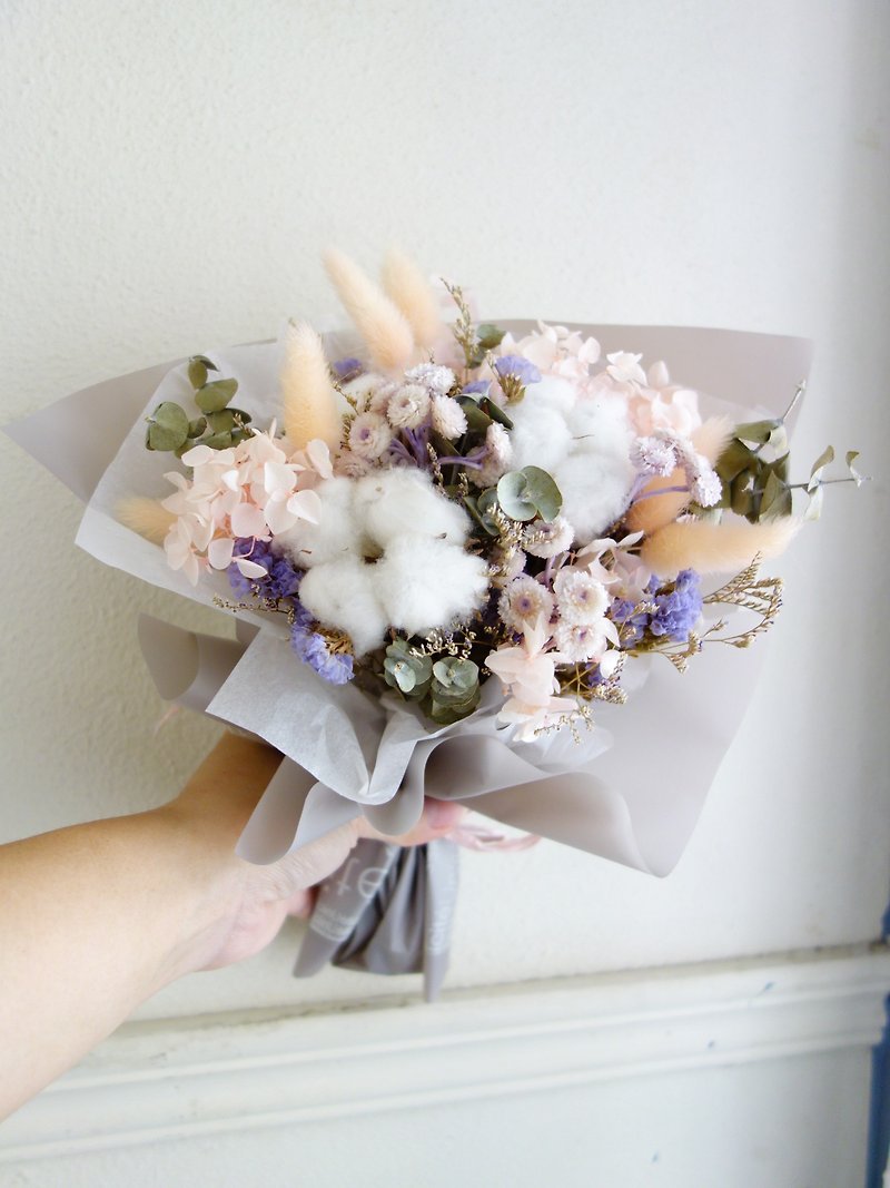 Bouquet - Do not forget the beautiful / Graduation bouquet / birthday - ช่อดอกไม้แห้ง - พืช/ดอกไม้ สึชมพู