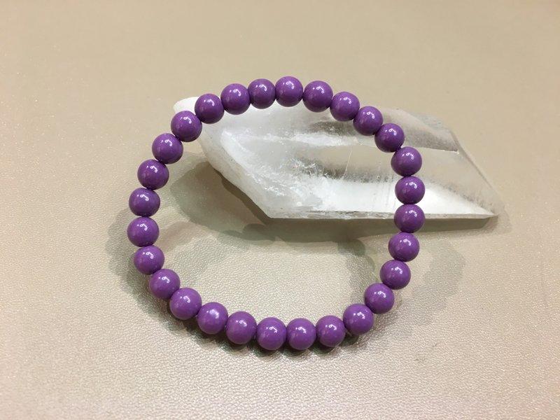 レピドライト 6-6.5mm - ヒーリング＆瞑想のためのクリスタルブレスレット - ブレスレット - クリスタル 