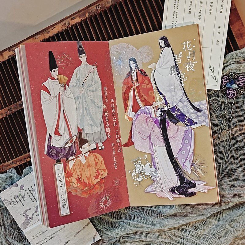 【紫苑絵巻】透明亮面/霧面 PET 膠帶 - 紙膠帶/和紙/PET - 塑膠 
