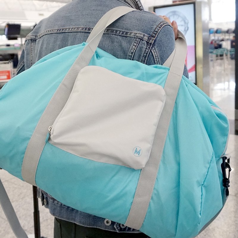 Lush | Foldable Duffle Bag - Handbags & Totes - Paper Blue