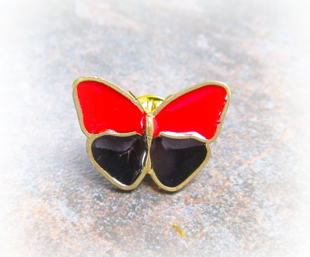 Red Butterfly Pin