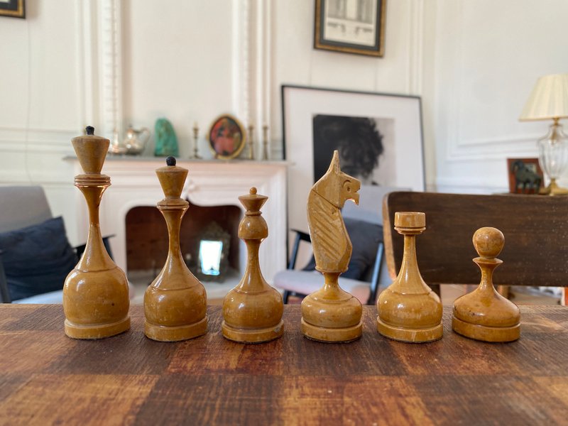 One of the rarest chess set from USSR - บอร์ดเกม - ไม้ 