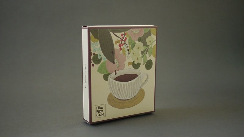 單品豆款"水洗耶加 Aramo"聯名插畫家米力 掛耳包組 - 咖啡/咖啡豆 - 新鮮食材 咖啡色