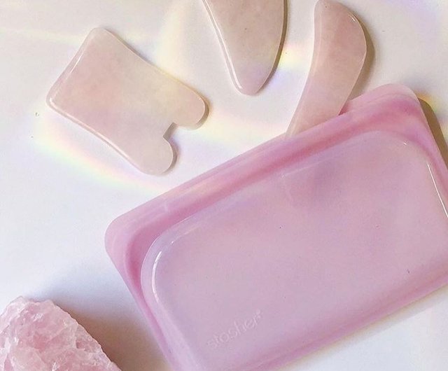 stasher rose quartz