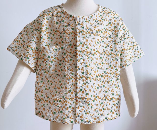 Half Sleeve Top - Mosaic Dots - Shop MOMOBiiBii Tops & T-Shirts