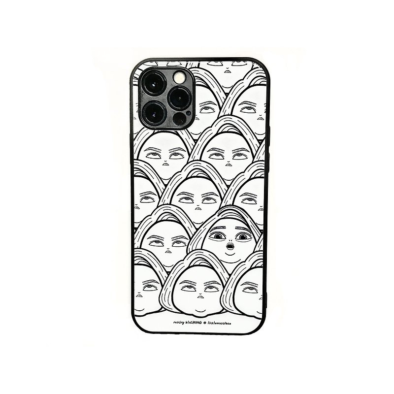 Xiaoxi Noodle Phone Case-Made by Mississippi - เคส/ซองมือถือ - วัสดุอื่นๆ ขาว