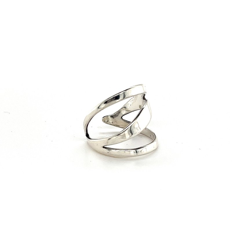 Willow Moon Adjustable Ring - General Rings - Sterling Silver Transparent