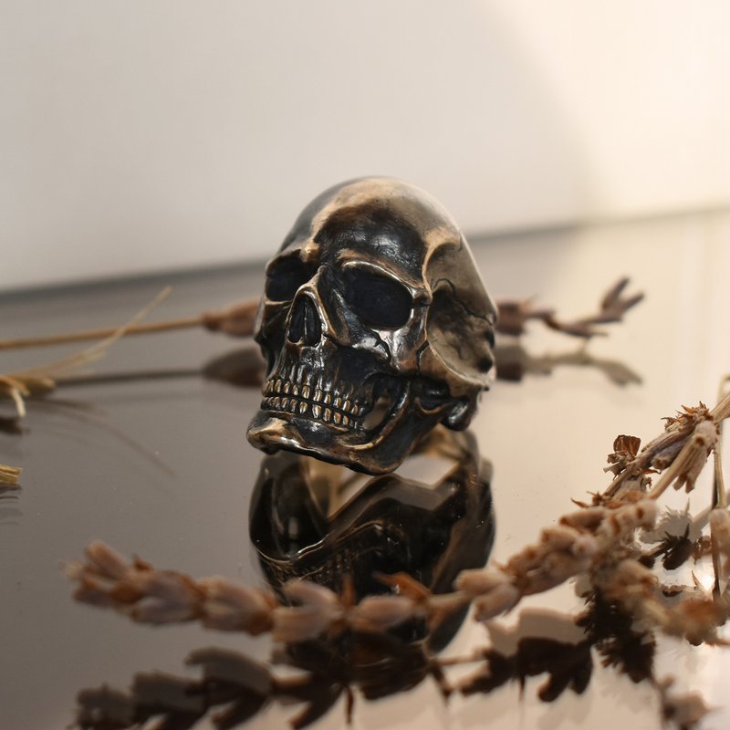 [Handmade] The End Begins Series - Skull Thorn Ring I - General Rings - Sterling Silver Silver