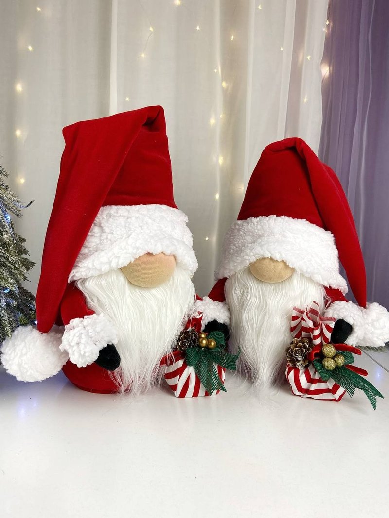 pattern pdf scandinavian gnome Santa Claus Christmas Saint St Nicholas decor - Logo 設計/圖案設計 - 其他材質 