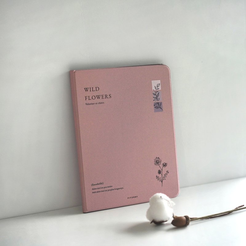 【FITZORY】Flower Party Series-Wild Flowers | iPad case - Tablet & Laptop Cases - Plastic Pink