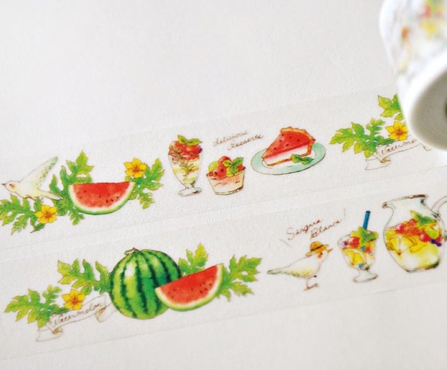 Watermelon マスキングテープ - ショップ Little brilliant days