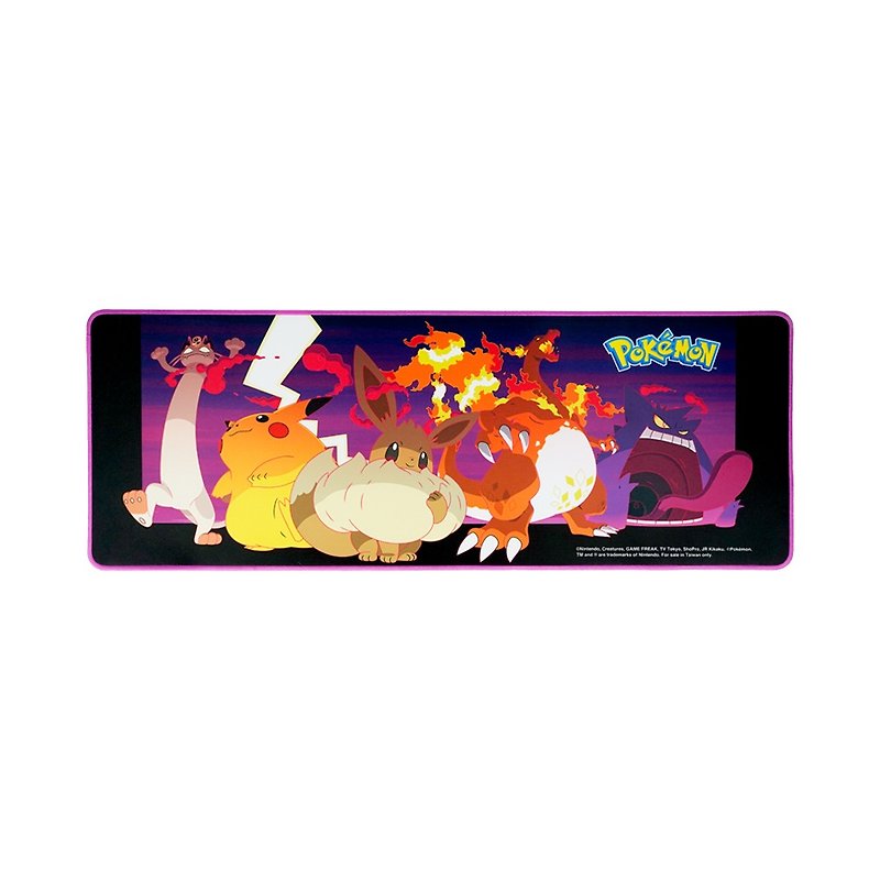 Pokémon Dynamax Extra Large Water-Repellent Cloth Mouse Pad - แผ่นรองเมาส์ - เส้นใยสังเคราะห์ หลากหลายสี