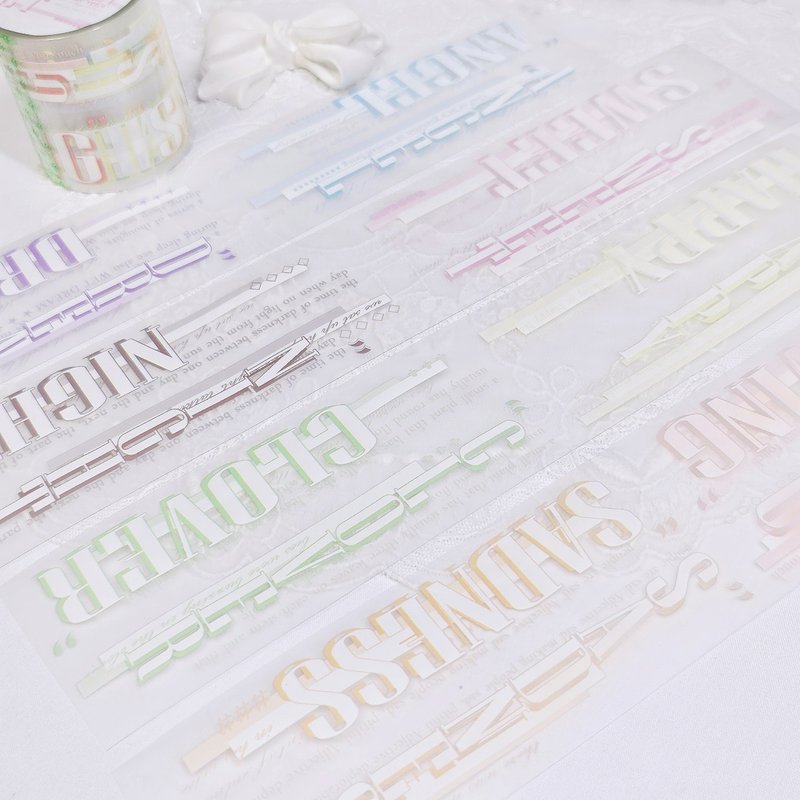 Color line No.4 pet masking tape - 紙膠帶/和紙/PET - 其他材質 