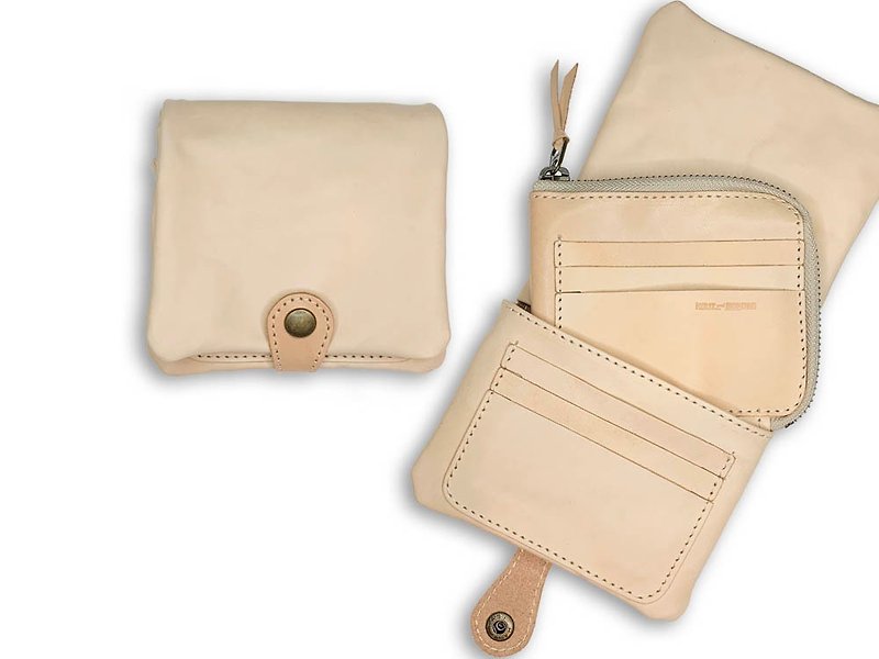 H-PLUMP Customized Custom Made My Original Bi-Fold Wallet Half Plump Wallet Plump HPW-CUSTOM - Wallets - Genuine Leather Multicolor