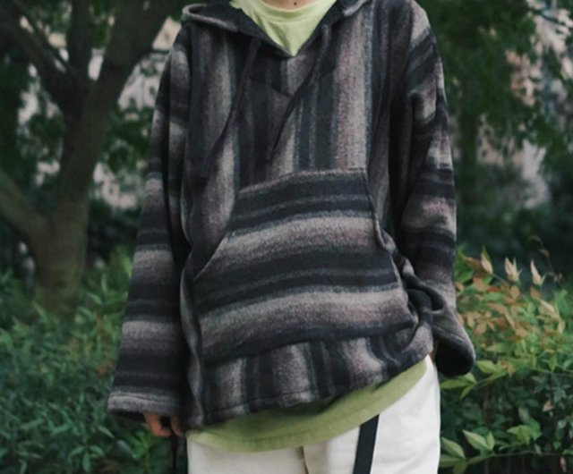 wool baja hoodie