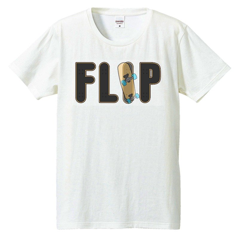Tシャツ / FLIP - T 恤 - 棉．麻 白色