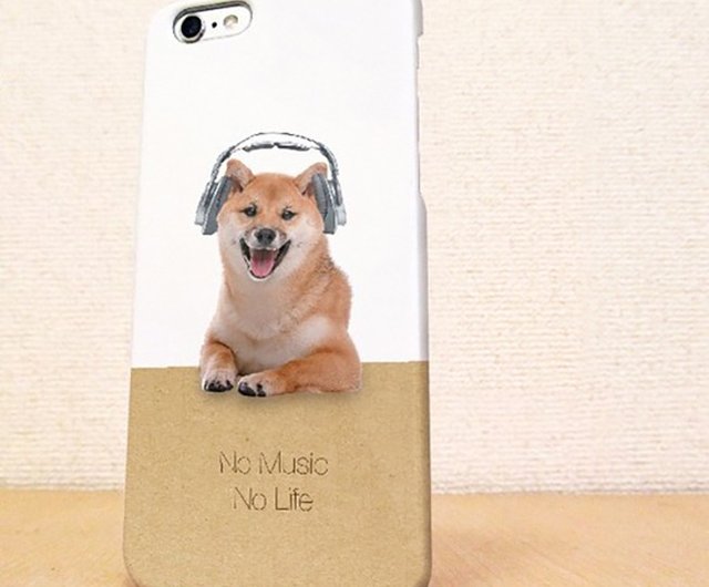 送料無料☆ 柴犬だってNo Music No Life スマホケース - ショップ アングラーズケース スマホケース - Pinkoi