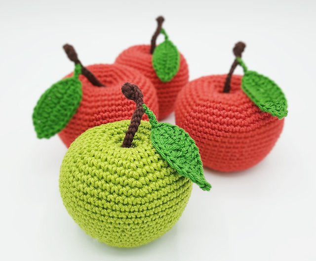 デジタル】完璧なリンゴ |あみぐるみフルーツかぎ針編みパターン