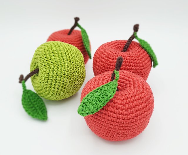 デジタル】完璧なリンゴ |あみぐるみフルーツかぎ針編みパターン
