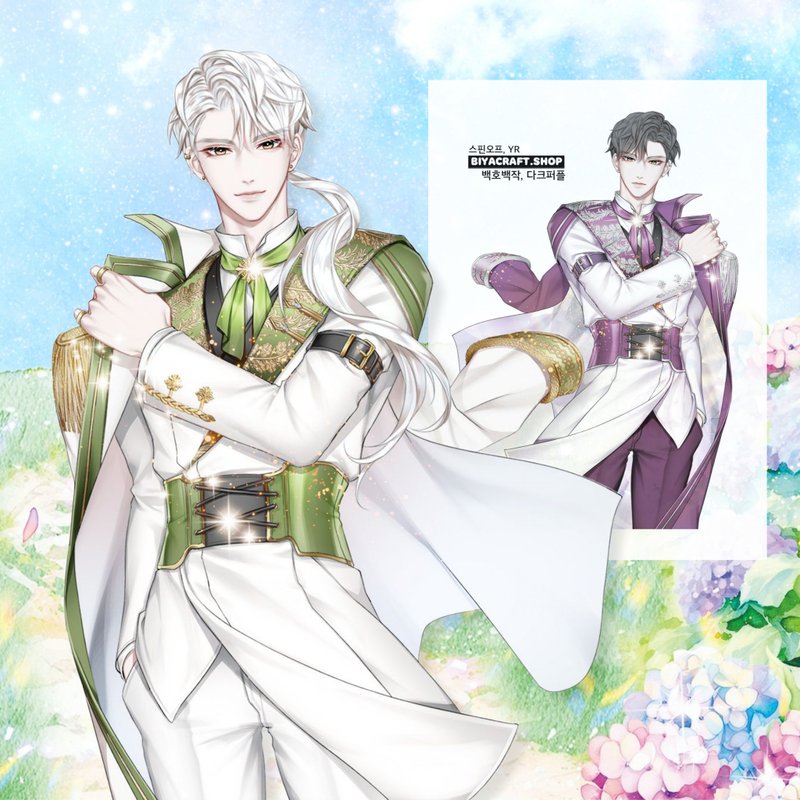 Spin off, Character, White Tiger Count - 貼紙 - 紙 白色