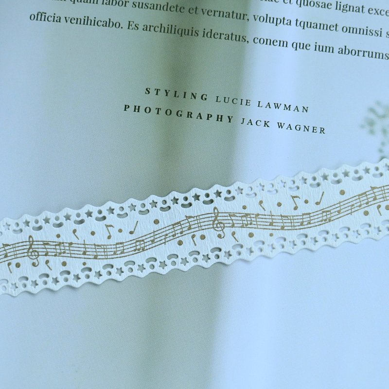 Pattern lace paper tape 4 into the group - Washi Tape - Paper 