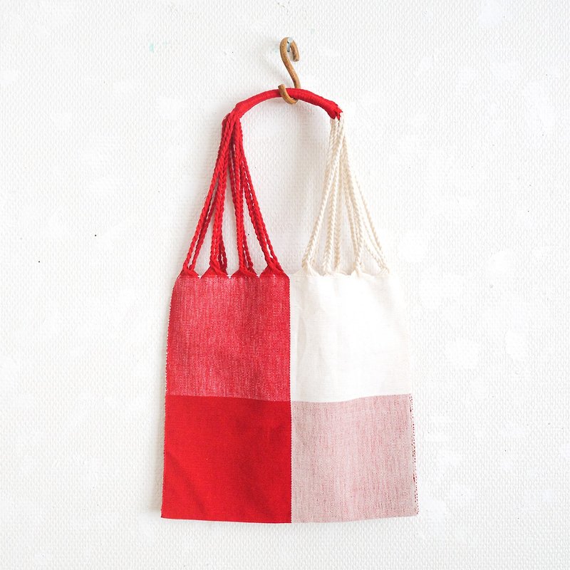 Hammock Bag (S) / Quattro Red - Handbags & Totes - Cotton & Hemp 