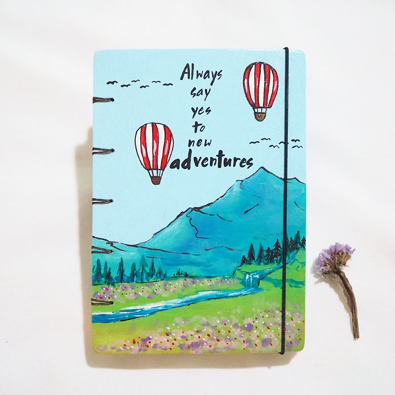 Once in a lifetime. Notebook Handmadenotebook Diary 筆記本 journal - Notebooks & Journals - Wood Green