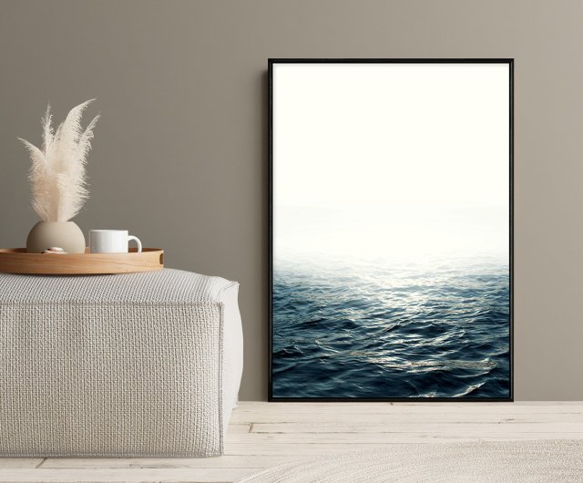 海の絵 Chaiwan Thanyaudorn】海 絵画／Abstract ／海／アートパネル