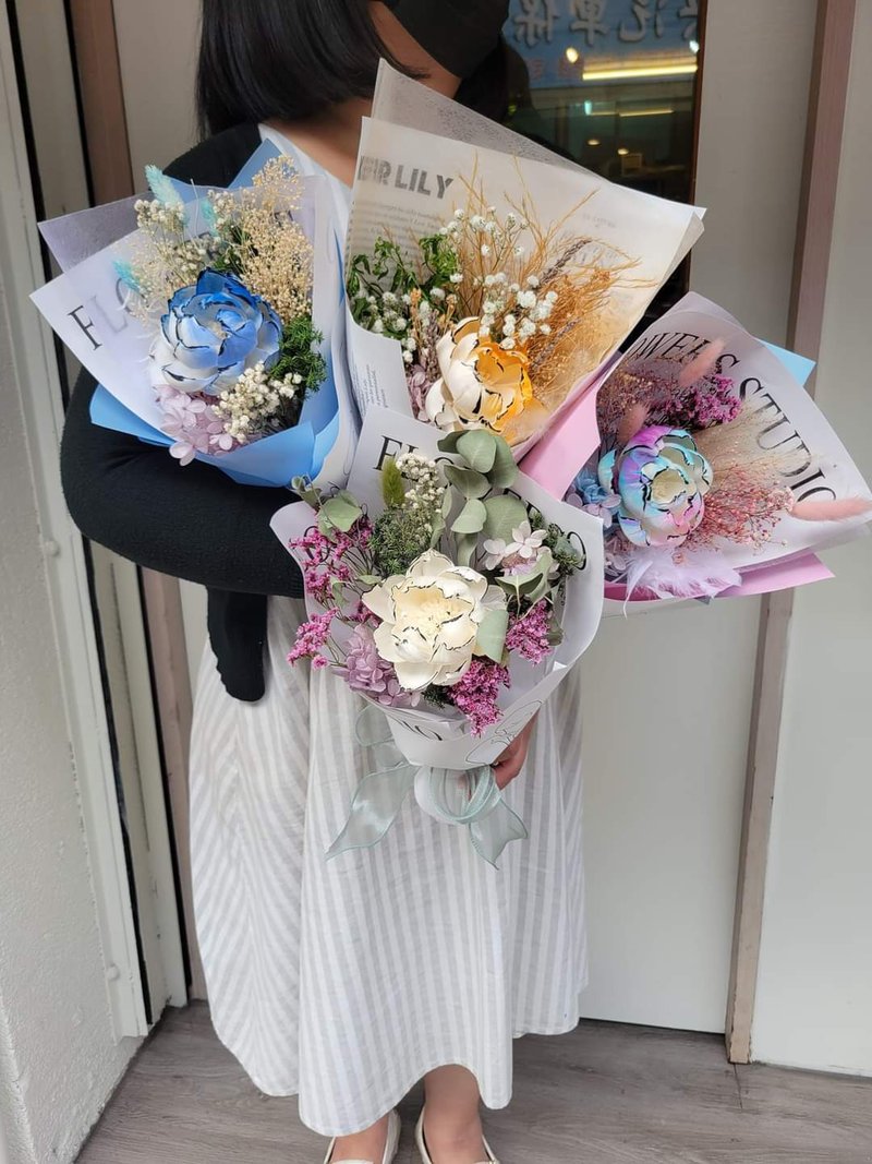 Dried bouquet/preserved flower-British flowers - Dried Flowers & Bouquets - Plants & Flowers Multicolor