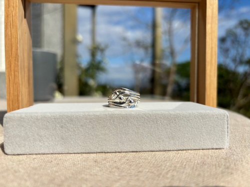アトリエAGU   ハンドメイド    SILVER リング&ブローチ　日本製 ハンドメイド 100% S925シルバーリング 胡蝶蘭シリーズ | H₂O