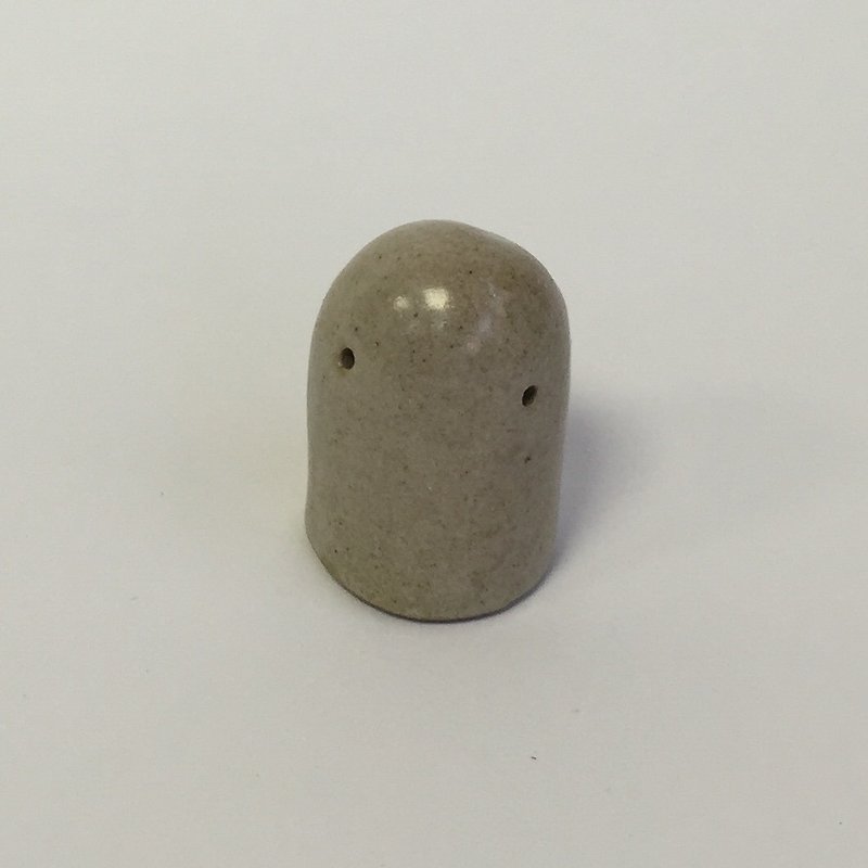 ブロックタオシリーズ - デセプション（グレー-04）治癒は、小さなデスクトップシステムの陶器の飾りました - 置物 - 陶器 グレー