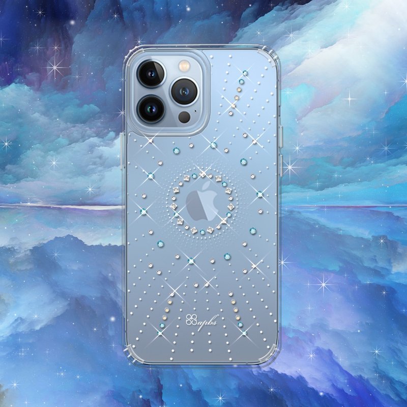 iPhone 13 Full Series Crystal Color Diamond Shockproof Double Material Phone Case-Bright Starry Sky - Phone Cases - Other Materials Multicolor