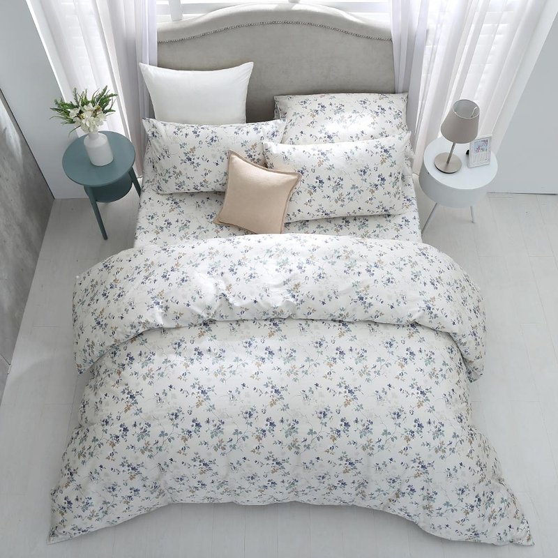 Hongyu 300-woven American cotton dual-use quilt cover, bed bag group competition Lome (double/large) - เครื่องนอน - ผ้าฝ้าย/ผ้าลินิน สีเทา