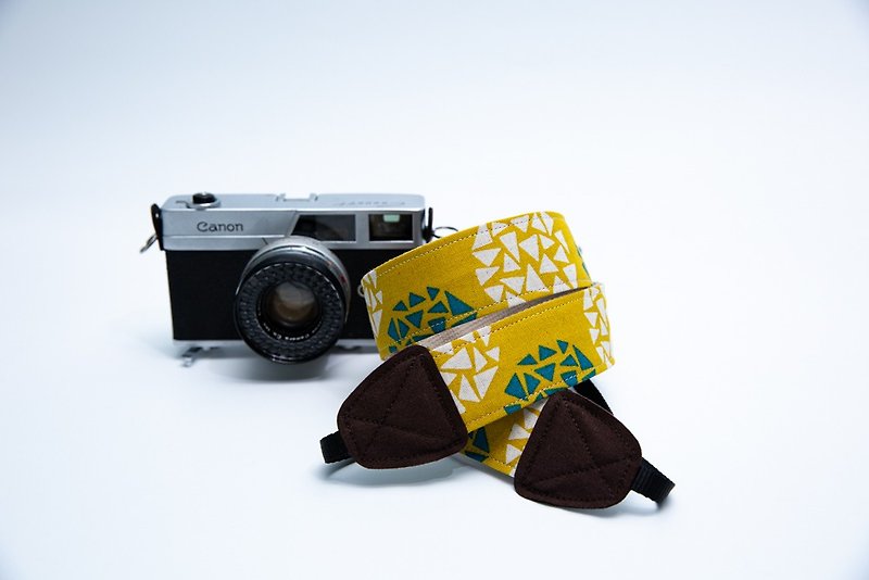 (Summer Fireworks) Double Strap Hole Camera/Camera Strap/Camera Strap/Photograph/Camera - Camera Straps & Stands - Cotton & Hemp Yellow