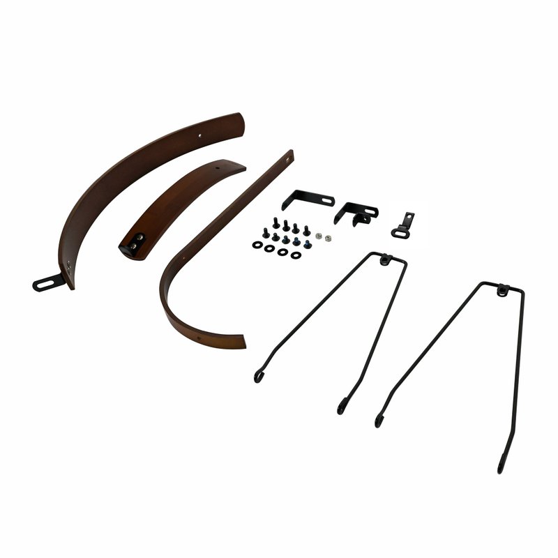 miniu wood mud remover + chain cover set/set - Bikes & Accessories - Wood 