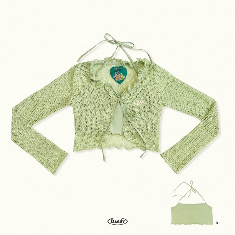 Enid Top Set ( Green ) - Women's T-Shirts - Other Materials Multicolor