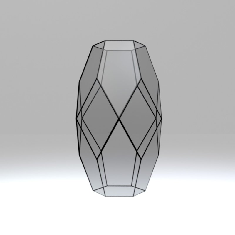 Digital drawing 042 flower vase pattern. Printable pattern. DIY terrarium - 圖文模板設計 - 其他材質 