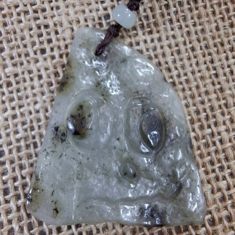 Burmese Jade / Protective, Wellness, Prosperous - Take Me Traveling Series - No. 09 - พวงกุญแจ - หยก 