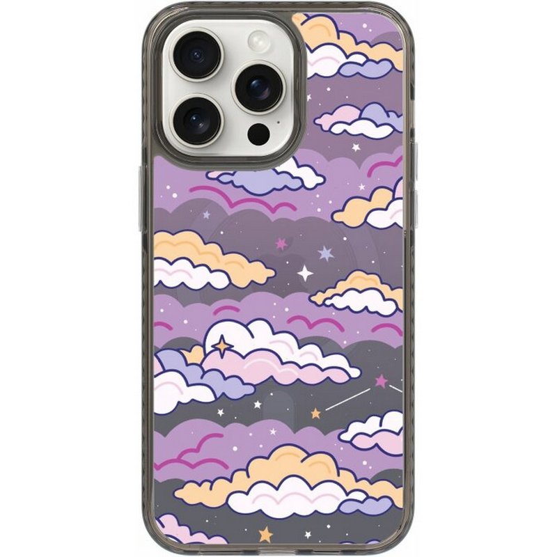 Magical Clouds iPhone16 三星Fold/Flip6氣墊防摔標準鏡面手機殼 - 手機殼/手機套 - 塑膠 多色