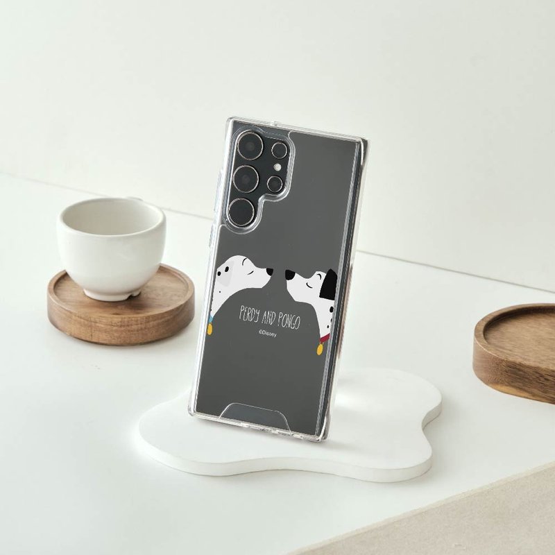 Disney Cats And Dogs-彭哥與白佩蒂防摔透明SAMSUNG手機殼 - 手機殼/手機套 - 塑膠 多色