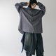 アメ横リネンリネン ゆったり薄手シャツ - 2色 -パープルパープル