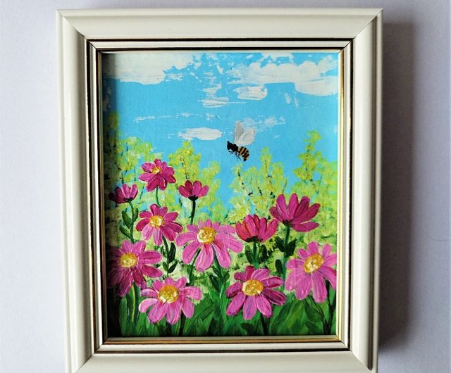 クリスタル アートパネル 紫陽花 風景画 水晶パネル アートパネル 60×80cm 夜空 風景 金フレーム付き